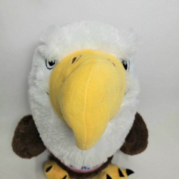 Patriotic Eagle 'Merica Stars and Stripes 18" Plush Bird Toy - Picture 3 of 10